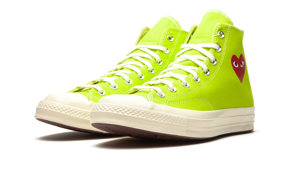 Converse Chuck Taylor All-Star 70 Hi Comme des Garcons Play Bright Green - Image 1