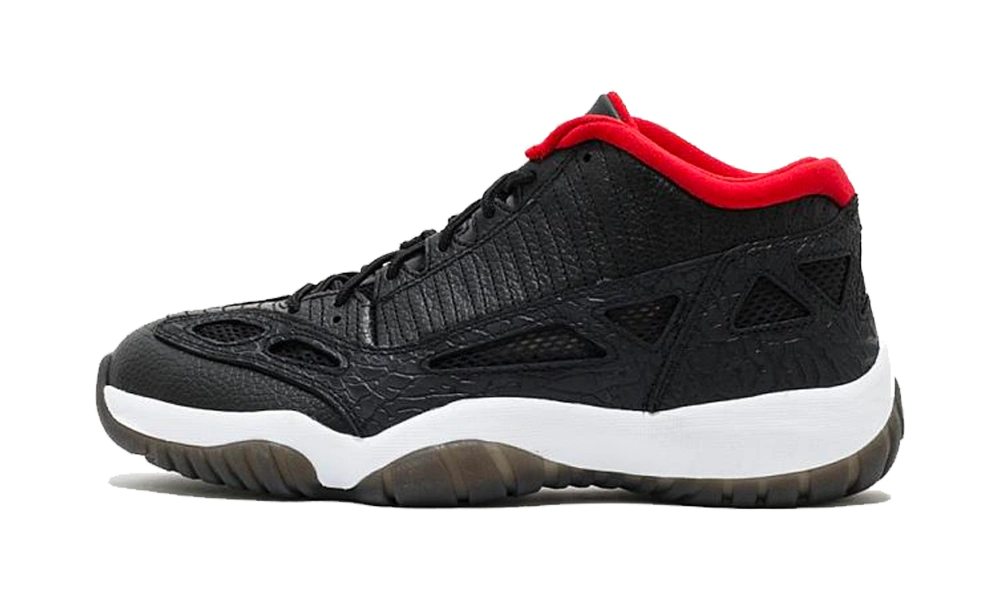 Jordan 11 Retro Low IE Black Varsity Red (2011) productfoto