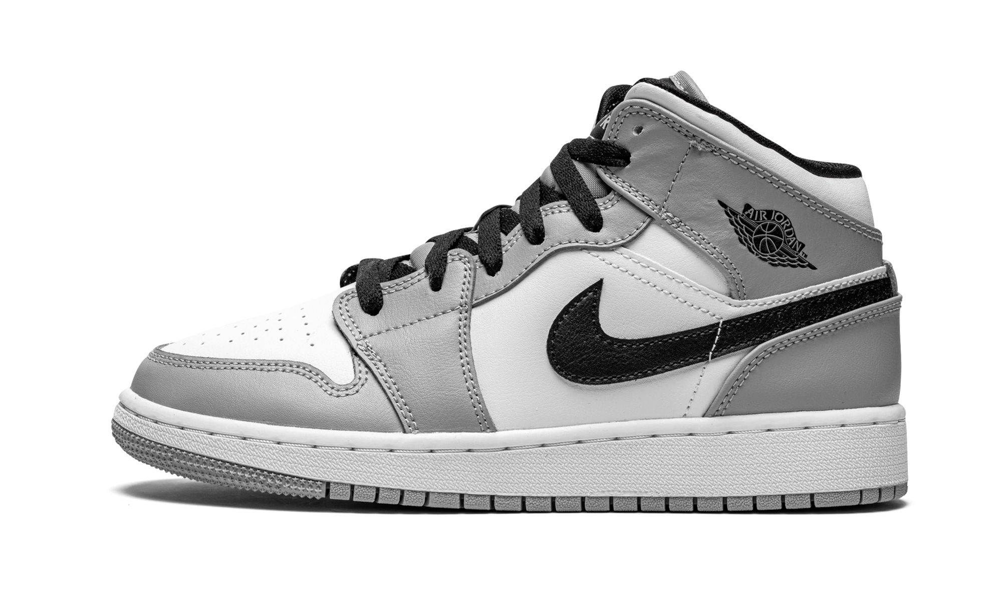 Photo du produit Jordan 1 Mid Light Smoke Grey (GS)