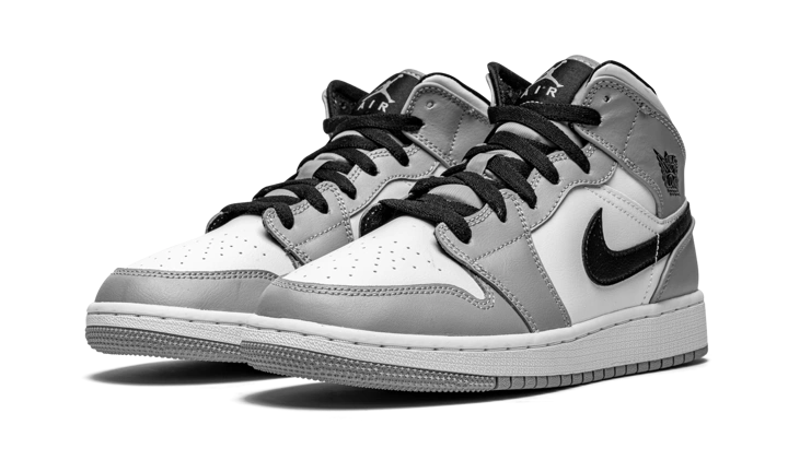 Jordan 1 Mid Light Smoke Grey (GS) - Image 1