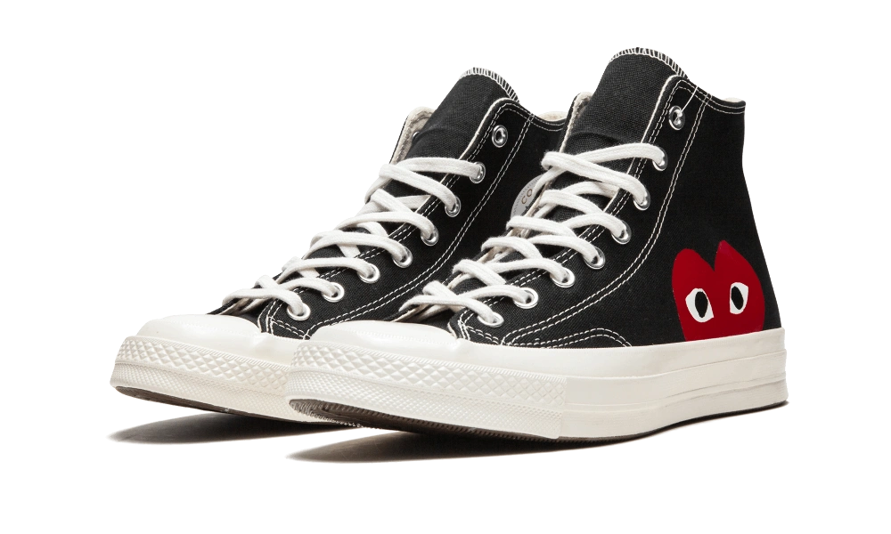 Converse Chuck Taylor All-Star 70s Hi Comme des Garcons PLAY Black - Image 1