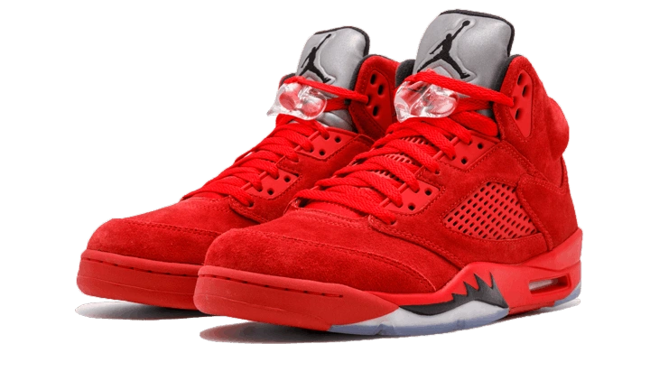 Jordan 5 Retro Red Suede - Image 1