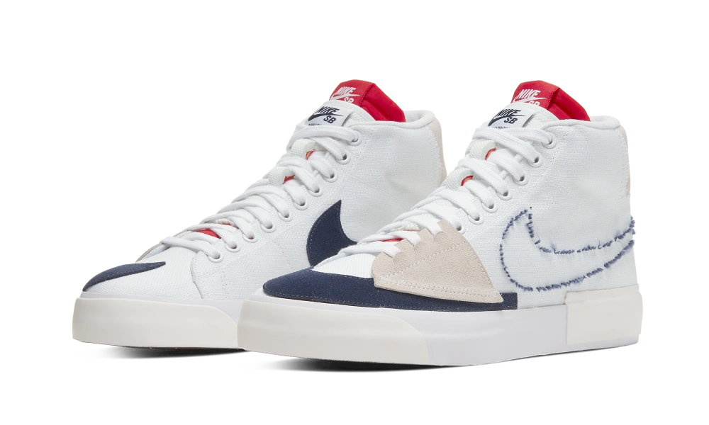 Nike SB Blazer Mid Edge Hack Pack White - Image 1
