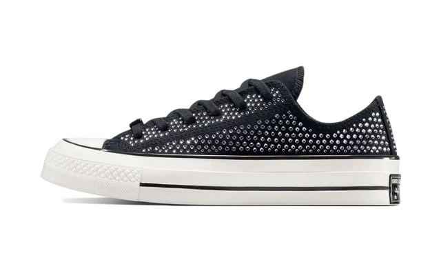 Converse Chuck 70 Low Swarovski Black White productfoto