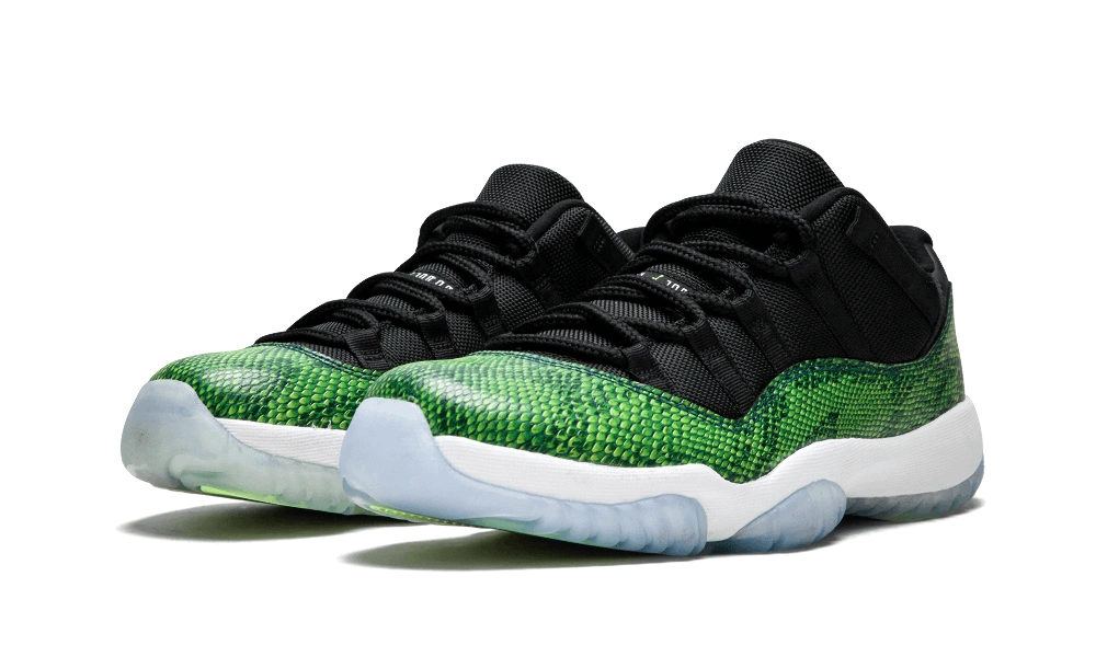 Jordan 11 Retro Low Green Snakeskin - Image 1