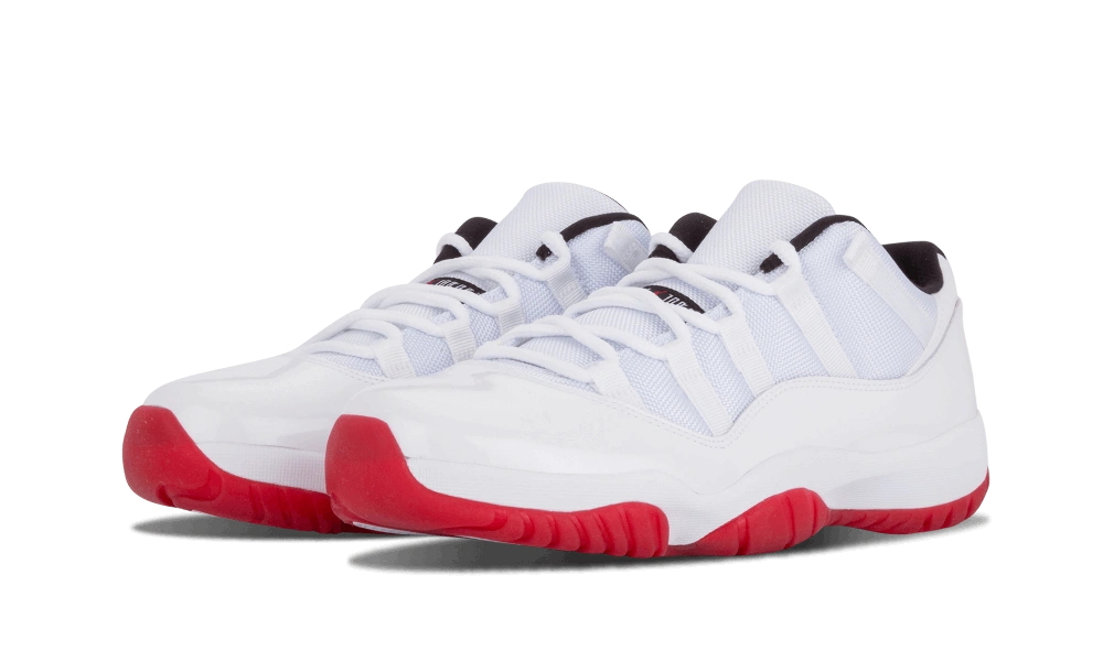Jordan 11 Retro Low White Red (2012) - Image 1