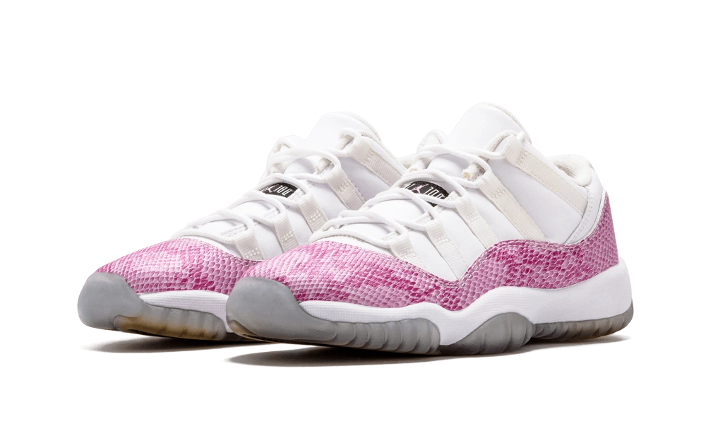 Jordan 11 Retro Low Pink Snakeskin 2013 (GS) - Image 1