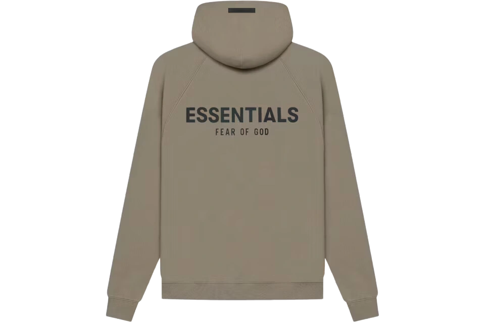 Fear of God Essentials Pull-Over Hoodie Taupe - Image 1