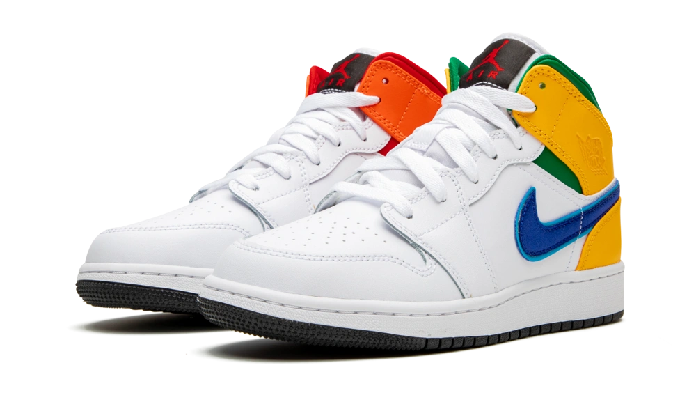 Jordan 1 Mid Alternate Multi-Color (GS) - Image 1