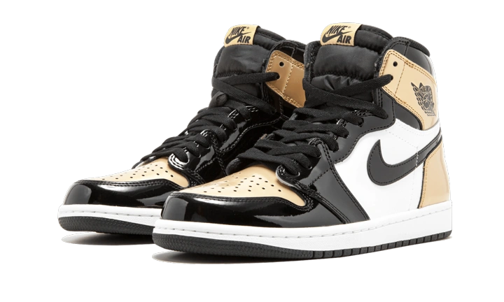 Jordan 1 Retro High NRG Patent Gold Toe - Image 1