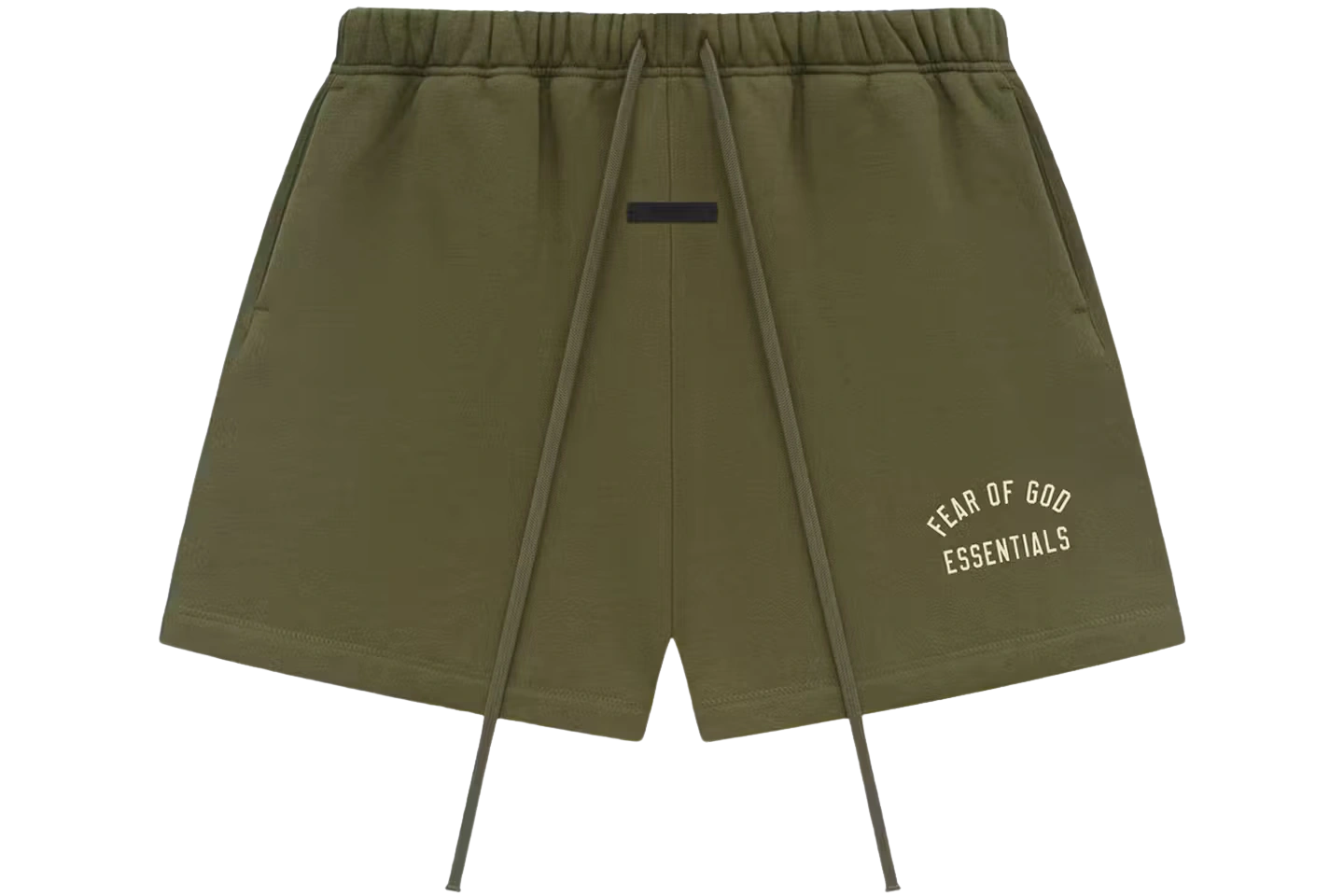 Photo du produit Fear of God Essentials Fleece Soccer Short Military