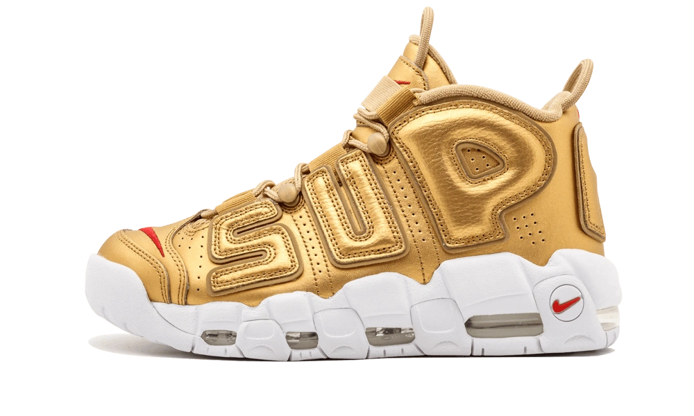 Nike Air More Uptempo Supreme "Suptempo" Gold