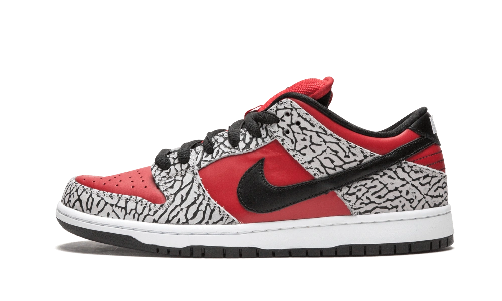 Nike Dunk SB Low Supreme Red Cement (2012)