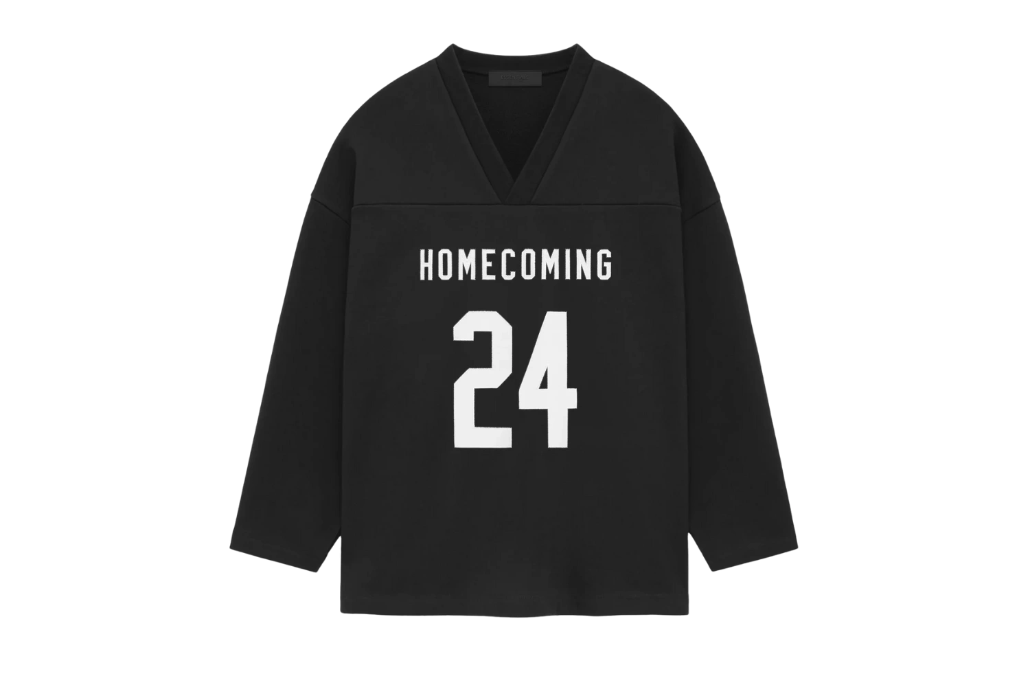 Fear of God Essentials Heavy Fleece Hockey Jersey Black