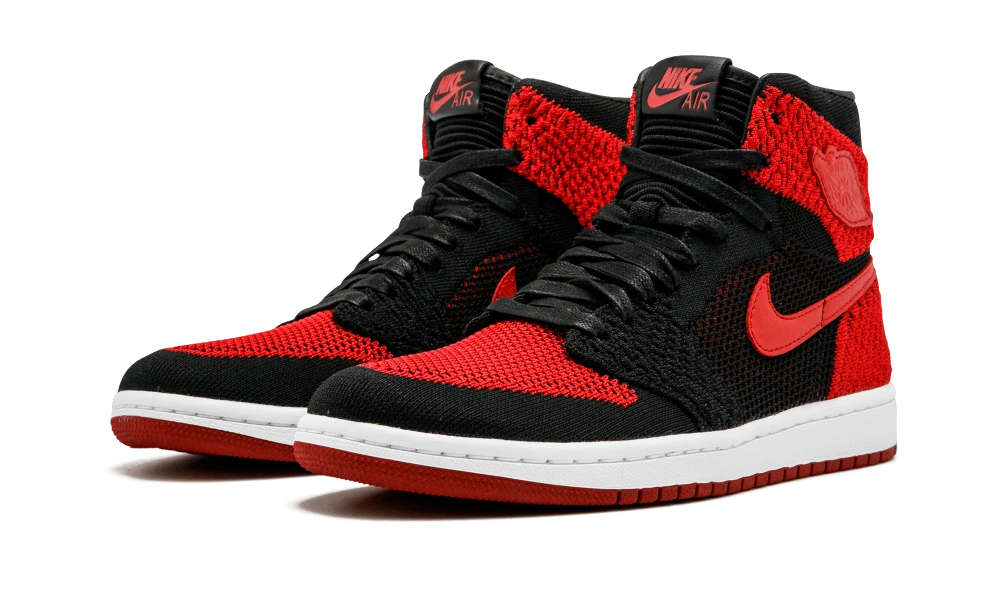 Jordan 1 Retro High Flyknit Bred - Image 1