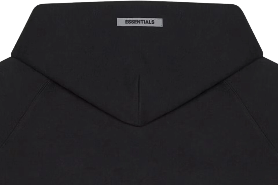 Fear of God Essentials Full Zip Up Hoodie Applique Logo Dark Slate/Stretch Limo/Black - Image 2
