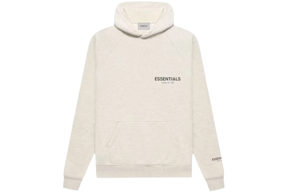 Foto del prodotto Fear of God Essentials Core Collection Pullover Hoodie Light Heather Oatmeal