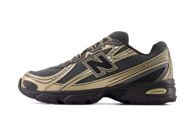New Balance 740v2 Black Castlerock Gold Metallic Produktfoto