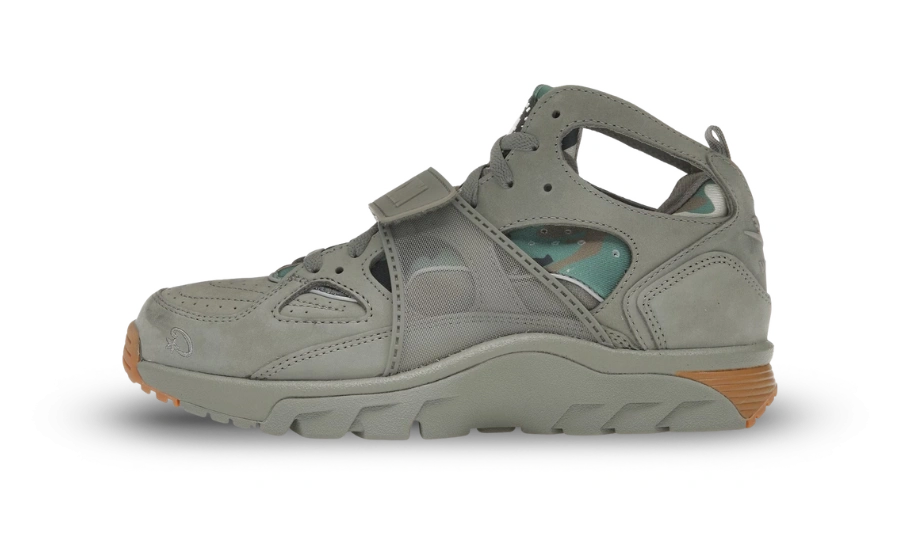 Nike Air Trainer Huarache Corteiz Gully Grey productfoto