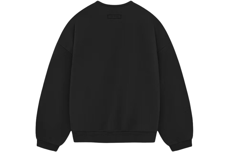 Fear of God Essentials Crewneck Sweatshirt Jet Black - Image 1