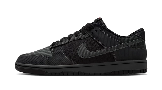 Nike Dunk Low Retro Premium Black Corduroy product photo