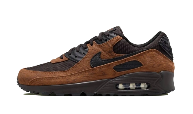 Nike Air Max 90 Premium Light British Tan Velvet Brown