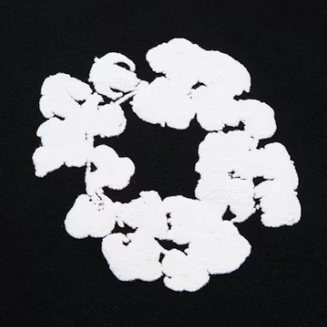 Denim Tears The Cotton Wreath Hoodie Black - Image 2