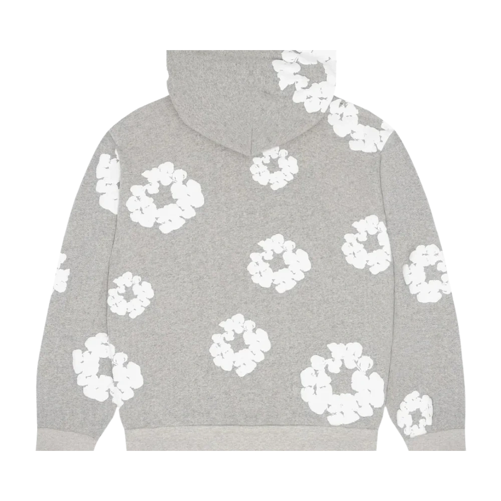 Denim Tears The Cotton Wreath Hoodie Grey - Image 1