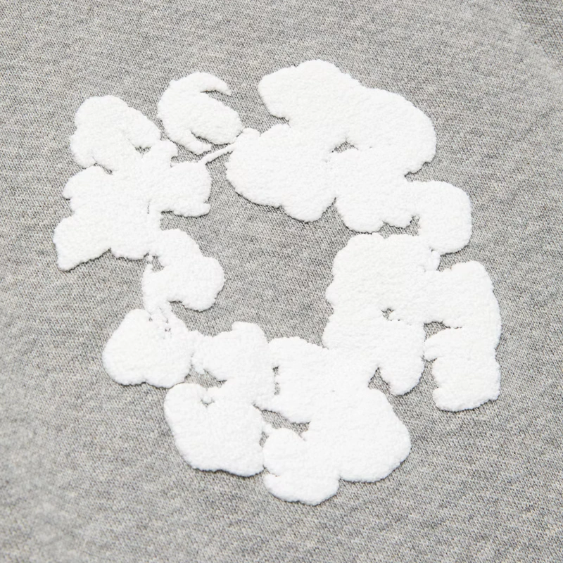 Denim Tears The Cotton Wreath Hoodie Grey - Image 2