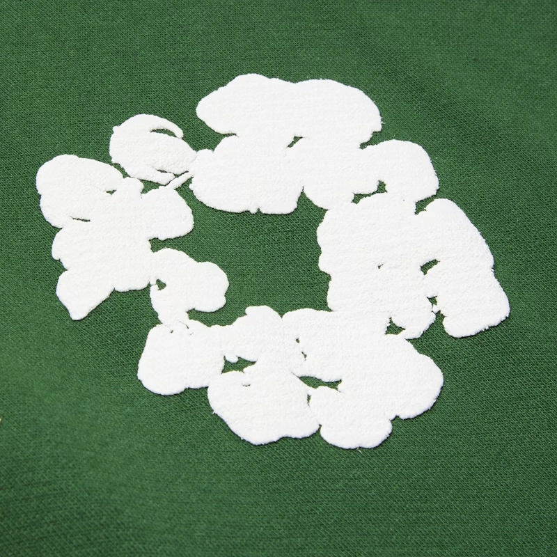 Denim Tears The Cotton Wreath Hoodie Green - Image 2