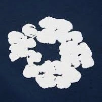 Denim Tears The Cotton Wreath Hoodie Navy - Image 2
