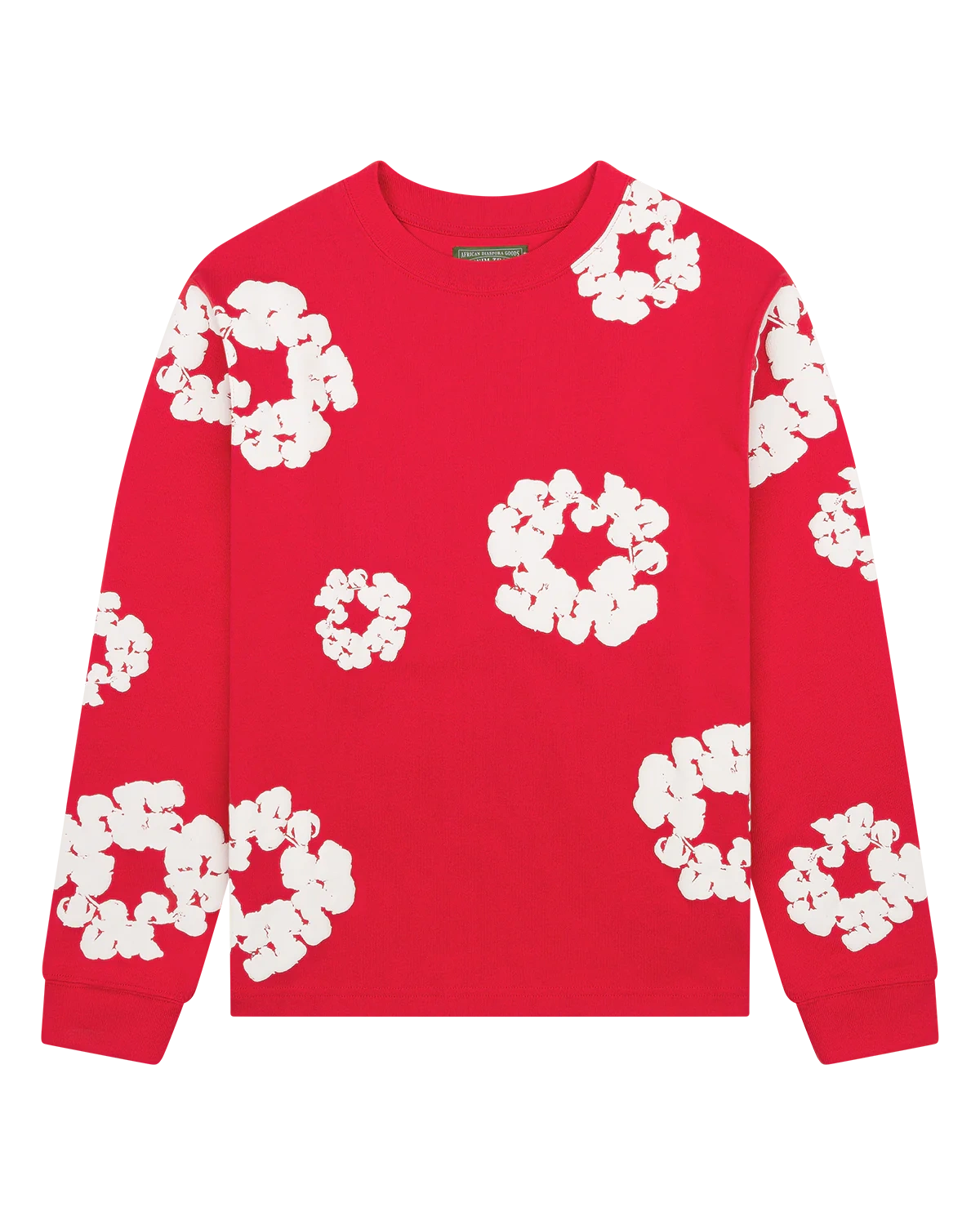 Foto del prodotto Denim Tears Long Sleeve Cotton Wreath T-shirt Red