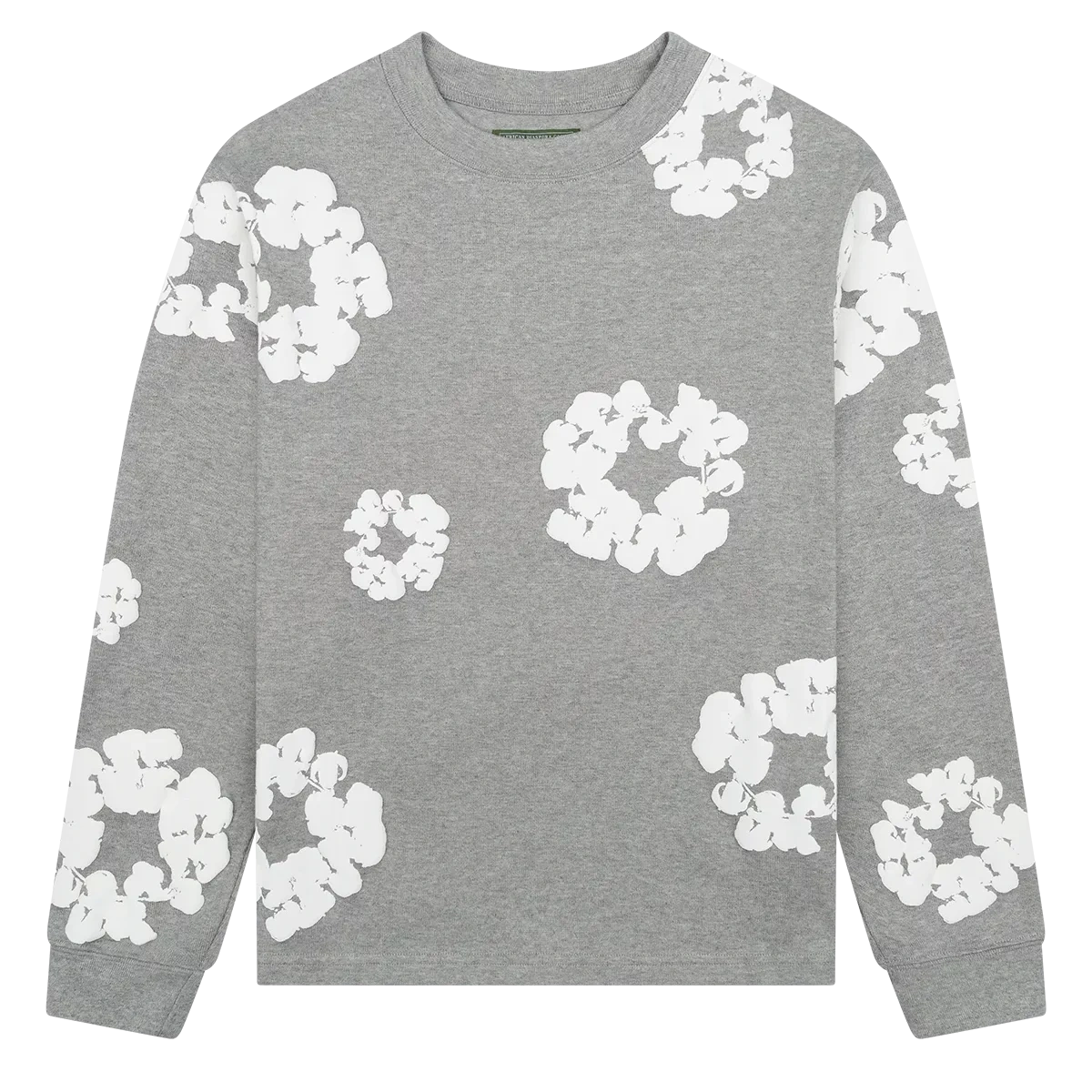 Foto del prodotto Denim Tears Long Sleeve Cotton Wreath T-shirt Grey
