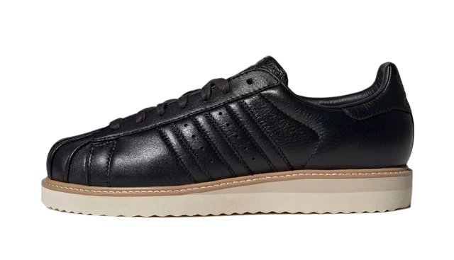 adidas Superstar Lux Black Warm Sandstone product photo