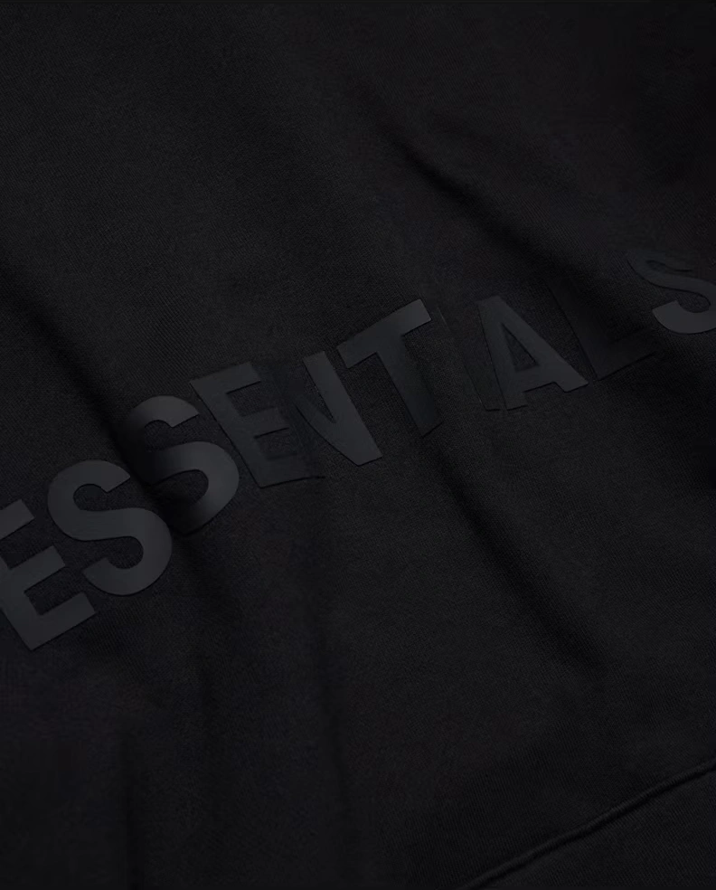 Fear of God Essentials Pullover Hoodie Applique Logo Dark Slate/Stretch Limo/Black - Image 1