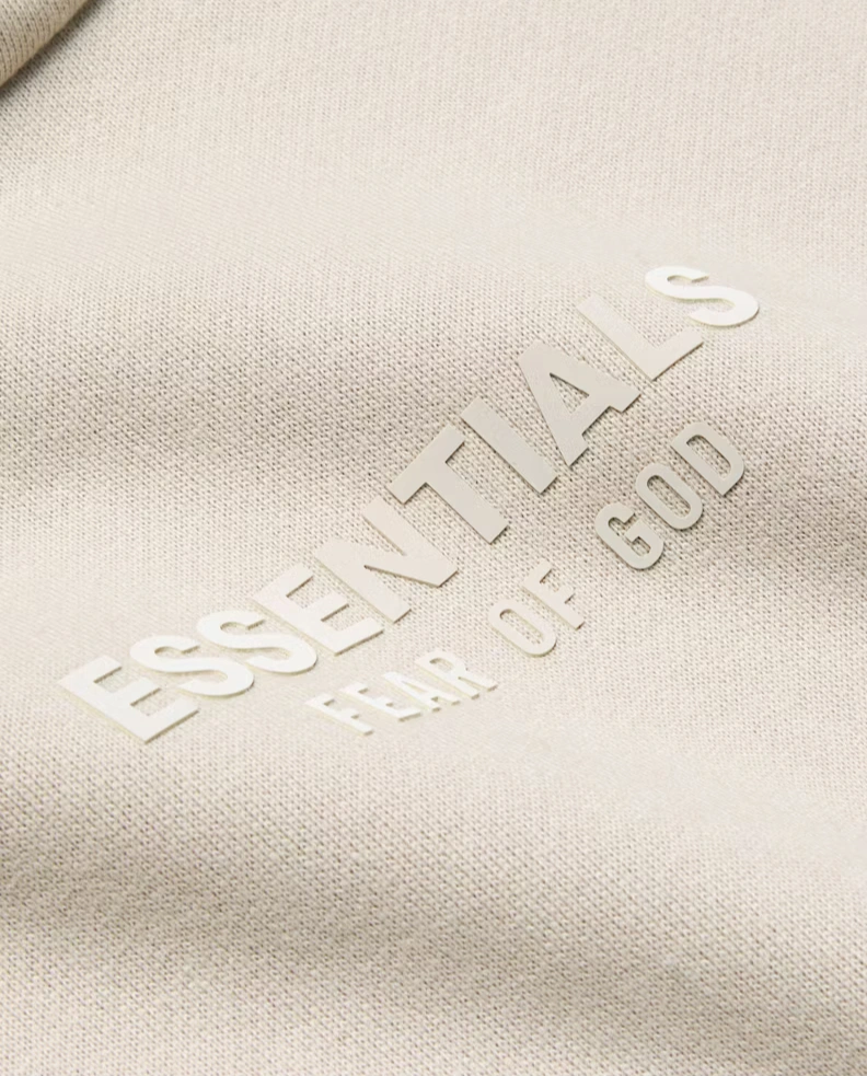 Fear of God Essentials Hoodie Silver Cloud - Image 1