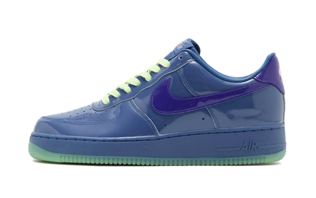Photo du produit Nike Air Force 1 Low Patent Leather Mystic Navy Grape Ice