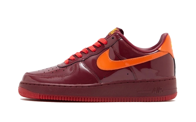 Foto del prodotto Nike Air Force 1 Low Patent Leather Dark Team Red Safety Orange