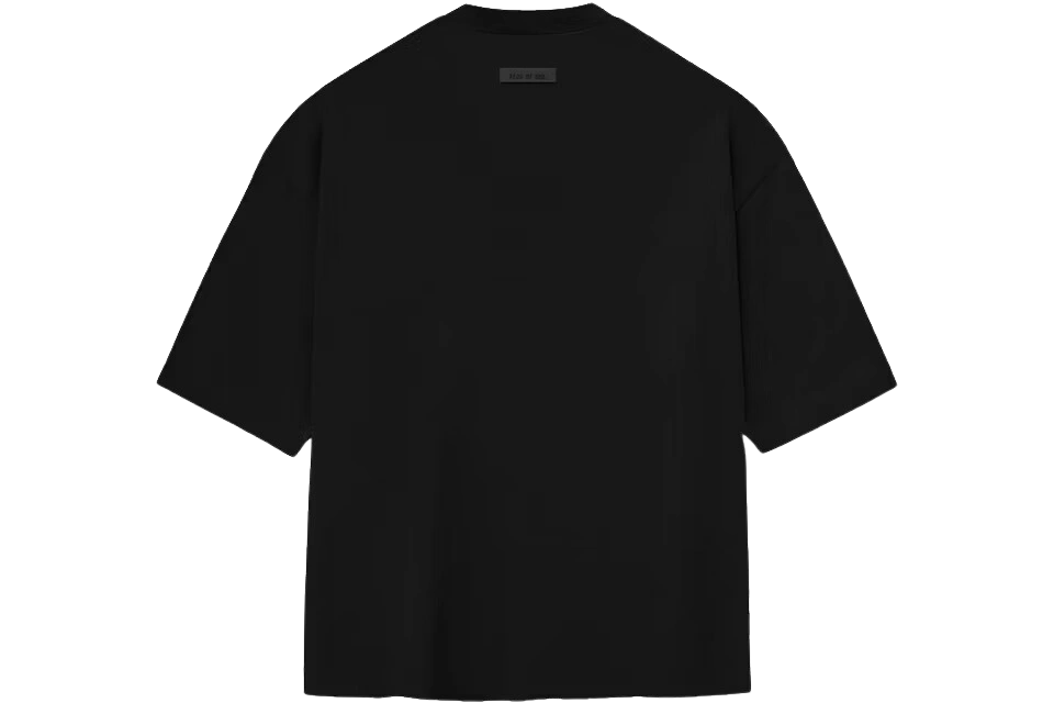 Fear of God Essentials Small Logo Tee Jet Black - Image 1