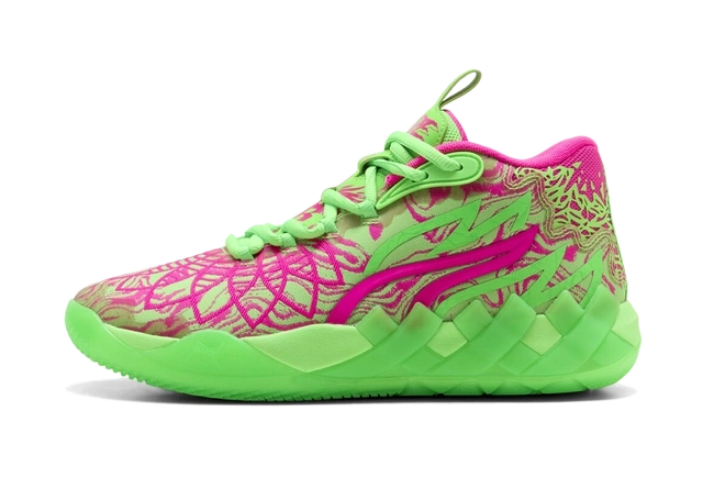 Puma LaMelo Ball MB.01234 Mash-Up Fluro Green product photo