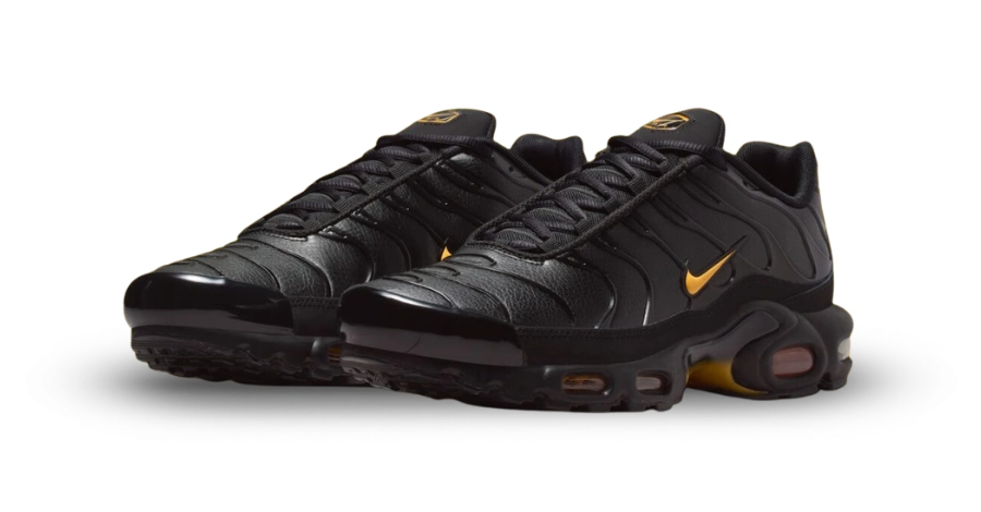 Nike Air Max Plus Premium Black Laser Orange - Image 1