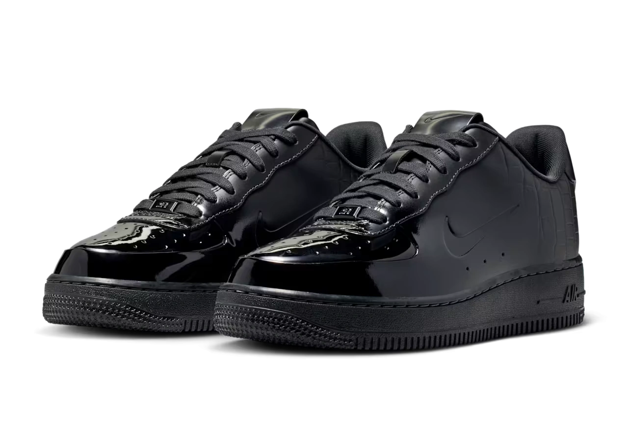 Nike Air Force 1 Low Made in Italy Black (W) - Image 2