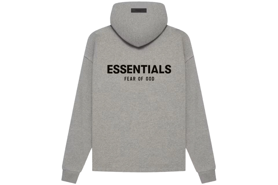 Fear of God Essentials Relaxed Hoodie Dark Oatmeal - Image 1