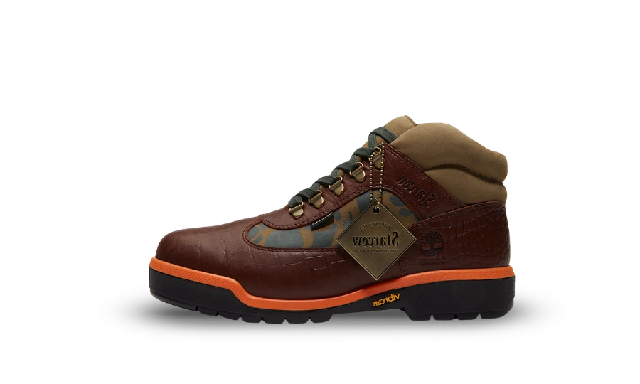 Timberland Field Boot Mid Lace Up Gore-Tex Starcow Medium Brown Camo product photo