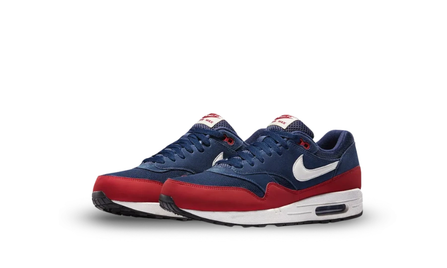 Nike Air Max 1 Midnight Navy Red - Image 1