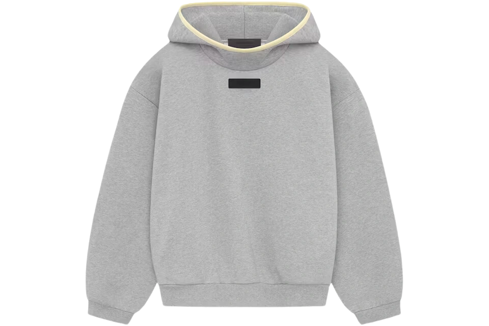 Foto del prodotto Fear of God Essentials Hoodie Light Heather Grey/Garden Yellow