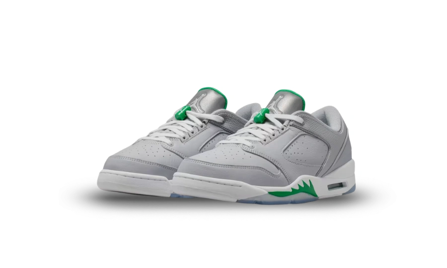 Jordan Sixty Plus Low Wolf Grey Lucky Green - Image 2