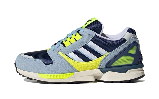 adidas ZX 8000 Dark Blue Solar Yellow Produktfoto