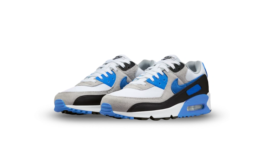 Nike Air Max 90 White Blue Crystal - Image 1