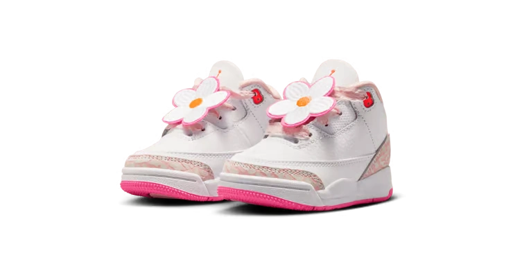 Jordan 3 Retro Spring Flowers (TD) - Image 1